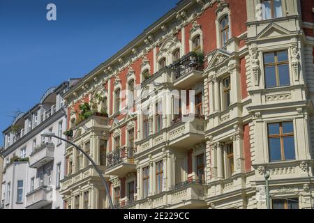 Altbauten, Danziger Strasse, Prenzlauer Berg, Pankow, Berlin, Deutschland Banque D'Images