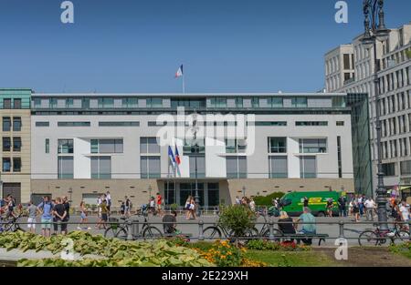Franzoesische Botschaft, Pariser Platz, Mitte, Berlin, Deutschland Banque D'Images