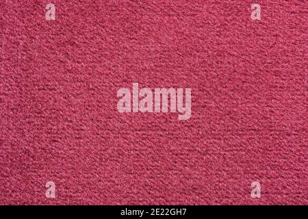 Gros plan sur un tissu velours rouge Banque D'Images