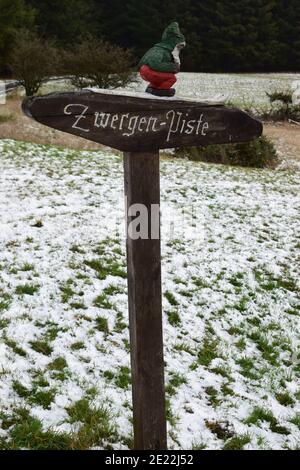 sports d'hiver nain Banque D'Images