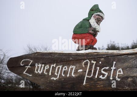 sports d'hiver nain Banque D'Images