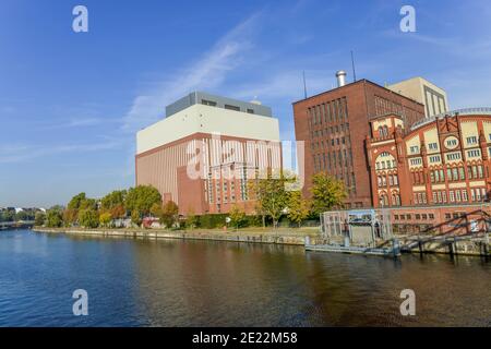 Kraftwerk, Am Spreebord, Charlottenburg, Berlin, Deutschland Banque D'Images