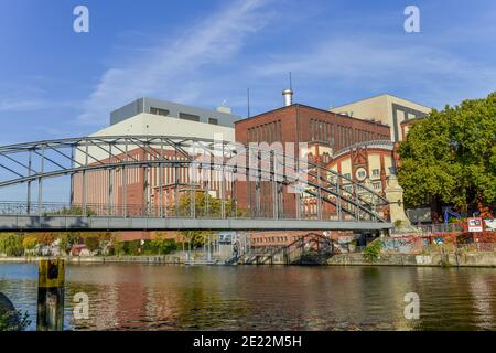 Kraftwerk, Am Spreebord, Charlottenburg, Berlin, Deutschland Banque D'Images