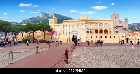 Palais du Prince de Monaco. Banque D'Images