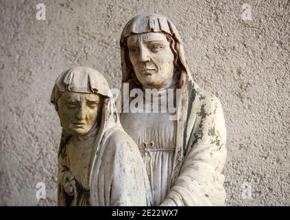 VÉRONE, ITALIE - 1er MAI 2016 : statue de la femme au Musée Castelvecchio. Vérone, Italie Banque D'Images