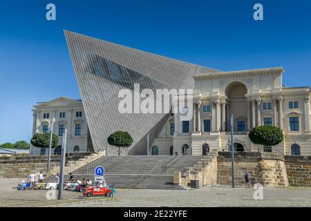 Militärhistorisches Museum der Bundeswehr, Olbrichtplatz, Dresde, Sachsen, Allemagne Banque D'Images