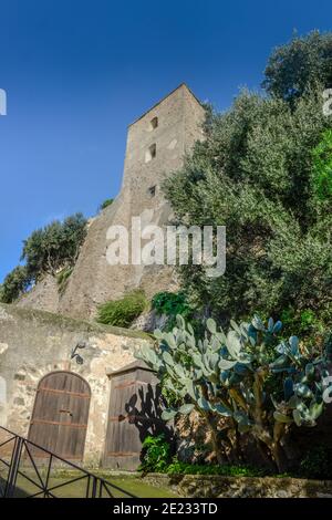 Aragonerburg Castello Aragonese, Insel Ischia, Italien Banque D'Images
