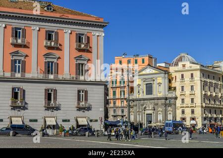 Piazza Trieste e Trento, Napoli, Italie Banque D'Images