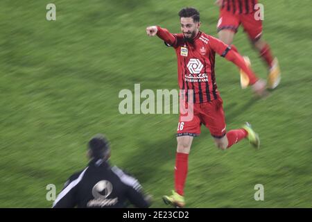 Téhéran, Iran. 11 janvier 2021. Mehdi Abdi pendant la Ligue Pro du Golfe persique 2020/21 entre Estefhlal et Perspalis au stade Azadi à Téhéran, en Iran. Alireza Zeinali/SPP crédit: SPP Sport presse photo. /Alamy Live News Banque D'Images