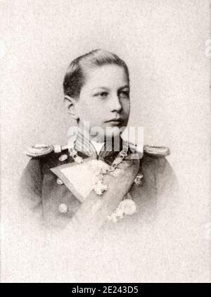 Le Prince Adalbert de Prusse (Adalbert Ferdinand Berengar Viktor ; 1884 - 1948) est le troisième fils de Guillaume II, Empereur allemand par sa première femme, Prince Banque D'Images