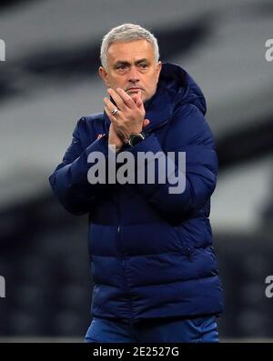 Photo du dossier datée du 10-12-2020, de Jose Mourinho, gestionnaire de Tottenham Hotspur. Banque D'Images