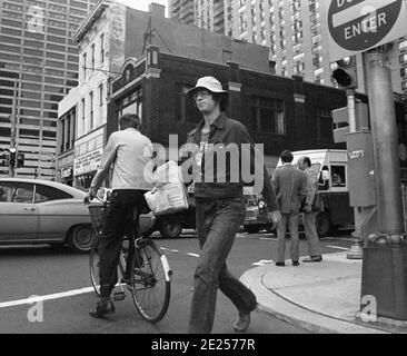 Scène de rue, Philadelphie, États-Unis, 1976 Banque D'Images