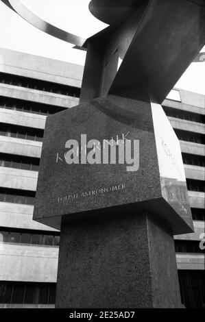 Monument à Nicolaus Copernicus, Philadelphie, USA, 1976 Banque D'Images