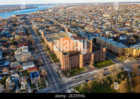 Buffalo Connecticut Street Armory, Buffalo, NY, États-Unis Banque D'Images