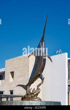 IGFA International Game Fish Association Hall of Fame Hollywood Florida Statue d'espadon des États-Unis Banque D'Images