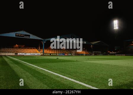 Brunton Park est un stade de football et la maison de Carlisle United. Il est situé dans la ville de Carlisle, Cumbria. Banque D'Images