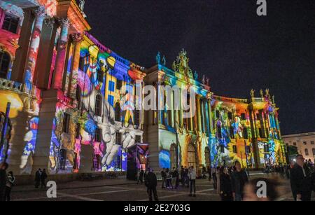 Festival des lumières, Alte Bibliothek - Juristische Fakultät, Bebelplatz, Mitte, Berlin, Allemagne Banque D'Images