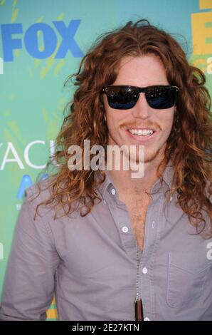 Shaun White a assisté aux prix Teen Choice 2011 qui se sont déroulés au Gibson Amphitheater à Universal City, Los Angeles, CA, États-Unis, le 07 août 2011. Photo par Graylock/ABACAPRESS.COM Banque D'Images