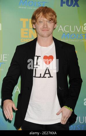 Rupert Grint dans la salle de presse lors des prix Teen Choice 2011 qui ont eu lieu au Gibson Amphitheater à Universal City, Los Angeles, CA, USA le 07 août 2011. Photo par Graylock/ABACAPRESS.COM Banque D'Images