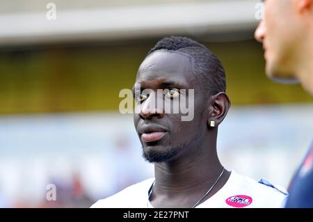 Mamadou Sakho du PSG lors du match de football de la première Ligue française, Paris Saint Germain contre Valencienne au Parc des Princes à Paris, France, le 21 août 2011. Paris Saint-Germain a gagné 2-1. Photo de Thierry Plessis/ABACAPRESS.COM Banque D'Images