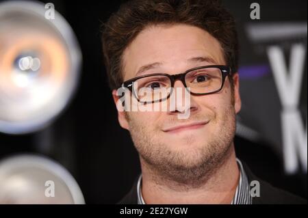 Seth Rogen arrive aux MTV Video Music Awards 2011 au Nokia Theatre L.A. VIVRE à Los Angeles, CA, Etats-Unis le 28 août 2011. Photo de Lionel Hahn/ABACAPRESS.COM Banque D'Images