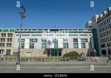 Französische Botschaft, Pariser Platz, Mitte, Berlin, Allemagne Banque D'Images