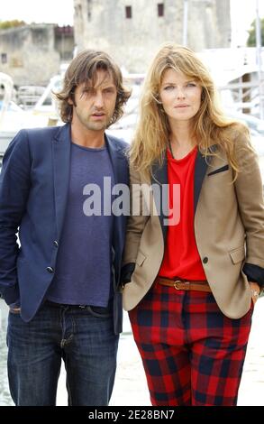 Frédéric Diefenthal et Gwendoline Hamon assistent au 13ème Festival de la fiction télévisée à la Rochelle, dans l'ouest de la France, le 8 septembre 2011. Photo de Patrick Bernard/ABACAPRESS.COM Banque D'Images