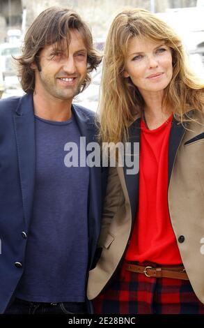 Frédéric Diefenthal et Gwendoline Hamon assistent au 13ème Festival de la fiction télévisée à la Rochelle, dans l'ouest de la France, le 8 septembre 2011. Photo de Patrick Bernard/ABACAPRESS.COM Banque D'Images