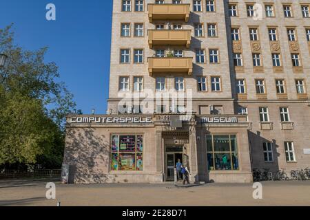 Computerspielemuseum, Karl-Marx-Allee, Friedrichshain, Berlin, Deutschland Banque D'Images