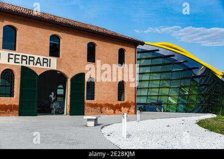 Modène Italie Museo Casa Enzo Ferrari Banque D'Images