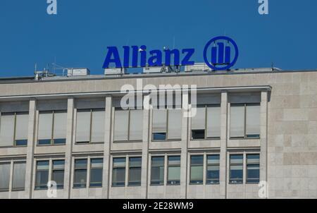 Allianz Versicherung, Metropole Haus, Joachimstaler Straße, Charlottenburg, Berlin Banque D'Images