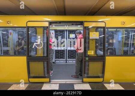 U2, U-Bahnhof Mohrenstraße, Mitte, Berlin, Deutschland Banque D'Images