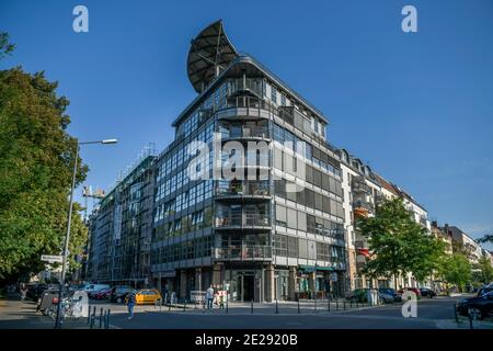Neubau, Marchlewskistraße, Friedrichshain, Friedrichshain-Kreuzberg, Berlin, Allemagne Banque D'Images