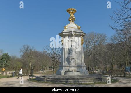 -Beethoven-Haydn Mozart-Denkmal, Tiergarten, Berlin, Deutschland Banque D'Images