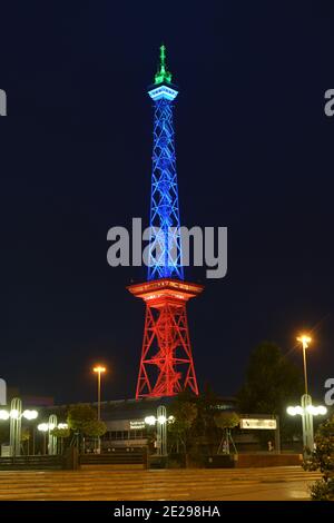 Festival des lumières 2014 Funkturm, Westend, Charlottenburg, Berlin, Allemagne Banque D'Images