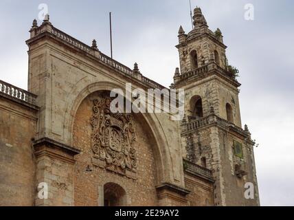 Cathédrale de Merida de San Ildefonso. Yucatan, Mexique Banque D'Images