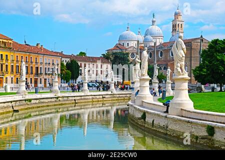 Prato Della Valle à Padoue Italie Banque D'Images