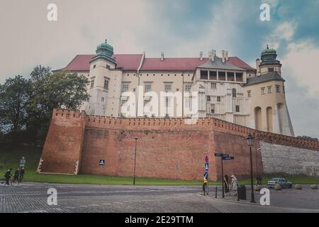 Tour danoise de Wawel dans le château de Wawel à Cracovie Banque D'Images