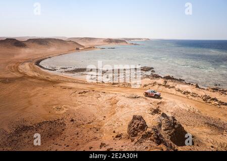 365 Moilet Hugues (fra), Galland Antoine (fra), Fouquet Chevrolet, Off Road concept, Auto, action pendant la 9e étape du Dakar 2021 entre Neom et Neom, en Arabie Saoudite le 12 janvier 2021 - photo Antonin Vincent / DPPI / LiveMedia Banque D'Images