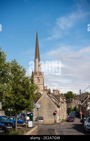 Église Sainte-Marie-la-Vierge, Tetbury, Gloucestershire, Royaume-Uni Banque D'Images