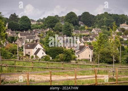 Idyllique village de Cotswold de Box, Gloucestershire, Royaume-Uni Banque D'Images