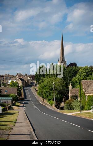 Église Sainte-Marie-la-Vierge, Tetbury, Gloucestershire, Royaume-Uni Banque D'Images