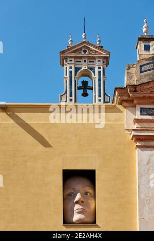 Le Centre andalou d'art contemporain à la périphérie de la ville espagnole de Séville Banque D'Images