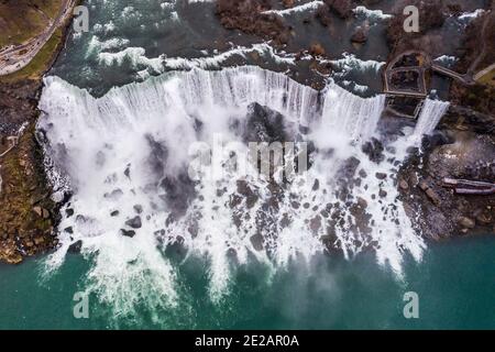 American Falls, Niagara Falls, NY, États-Unis Banque D'Images