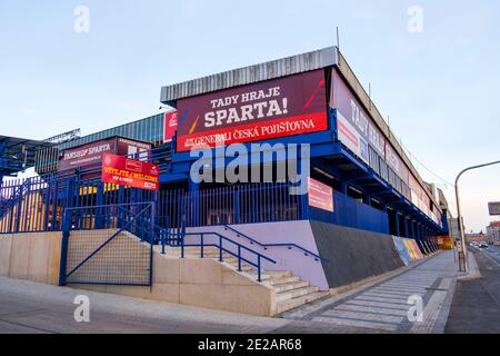 Stade Generali Česká pojišťovna, stade Sparta Praha, Bubenec, Prague, République tchèque Banque D'Images