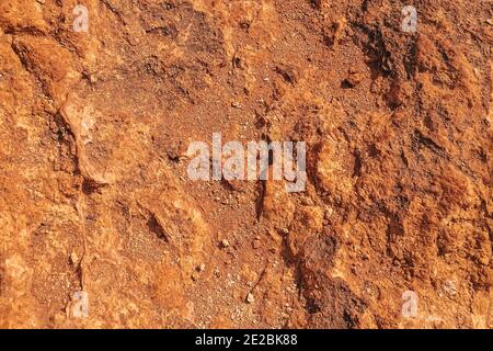 La texture de grès de près. plage de benagil au Portugal Banque D'Images
