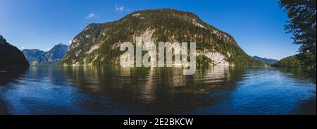 Königssee Obersee en bavière byern port des alpes allemandes Banque D'Images