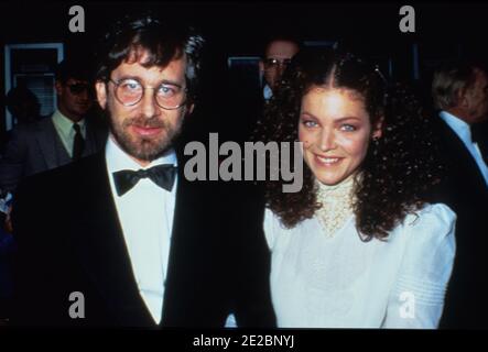 STEVEN SPIELBERG Amy Irving 1984.Credit: Ralph Dominguez/MediaPunch Banque D'Images