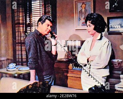 BUTTERFIELD 8 1960 film MGM avec Elizabeth Taylor et Eddie Fisher Banque D'Images