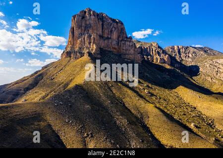 El Capitan, parc national des Guadalupe Mountains, Texas, États-Unis Banque D'Images